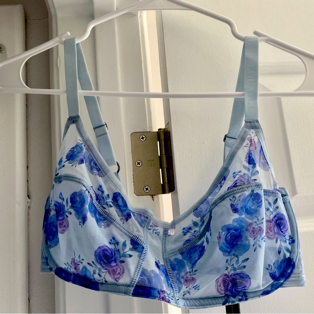 Lounge Brand Floral Mesh Bra Size 32E WITH TAGS